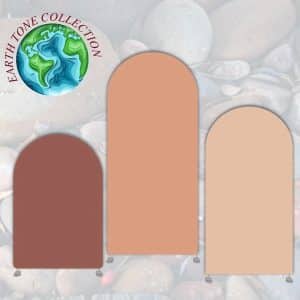 Backdrop Arch Brown & Neutral